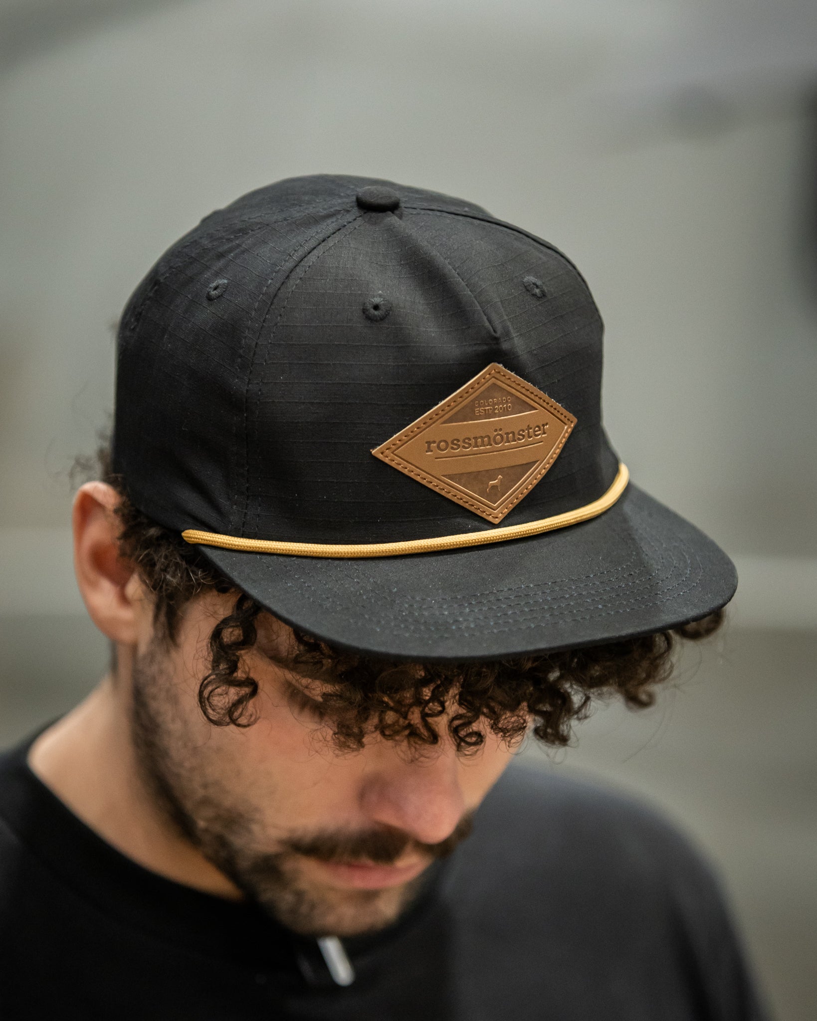 Rossmonster OG Leather Patch hat