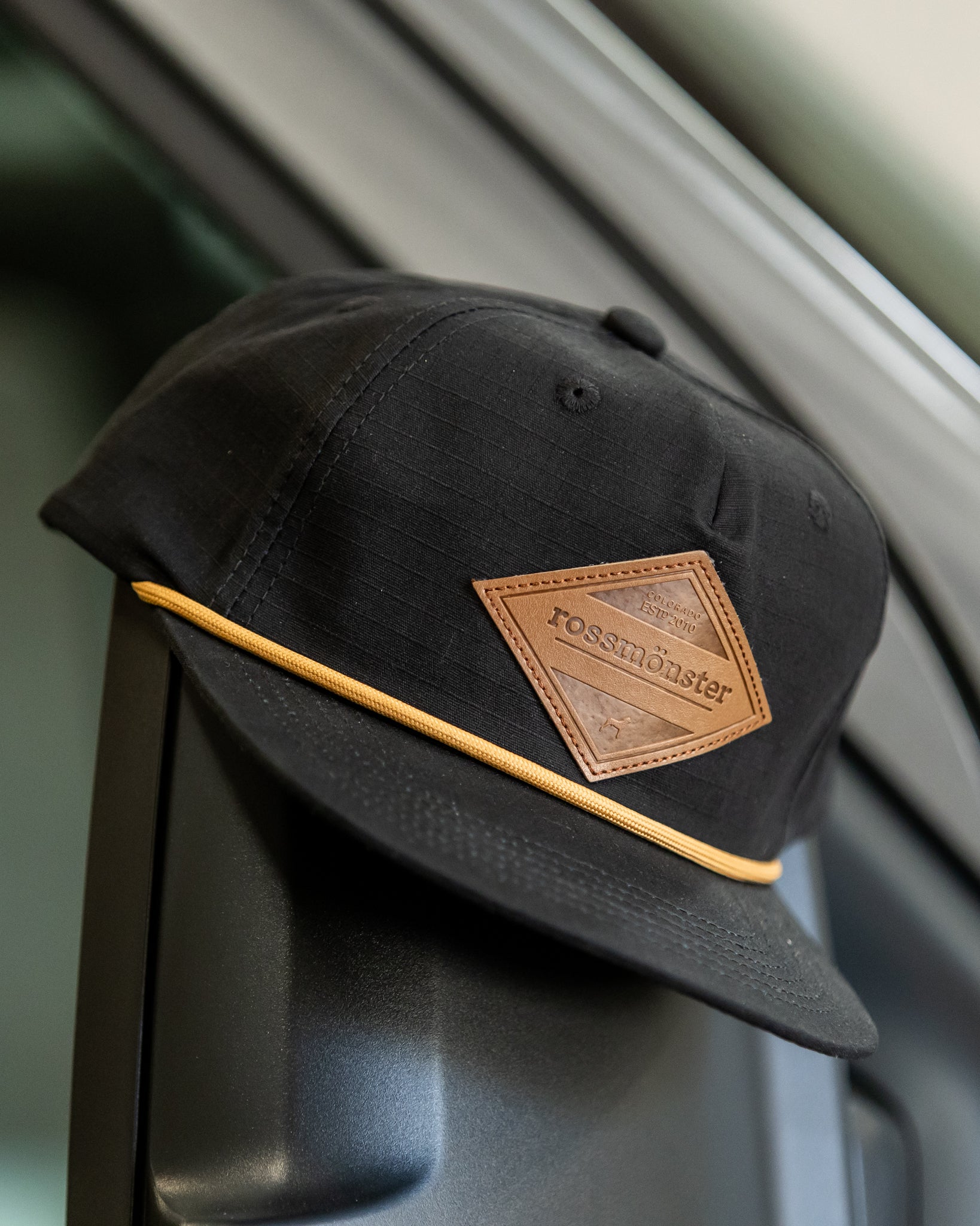 Rossmonster OG Leather Patch hat