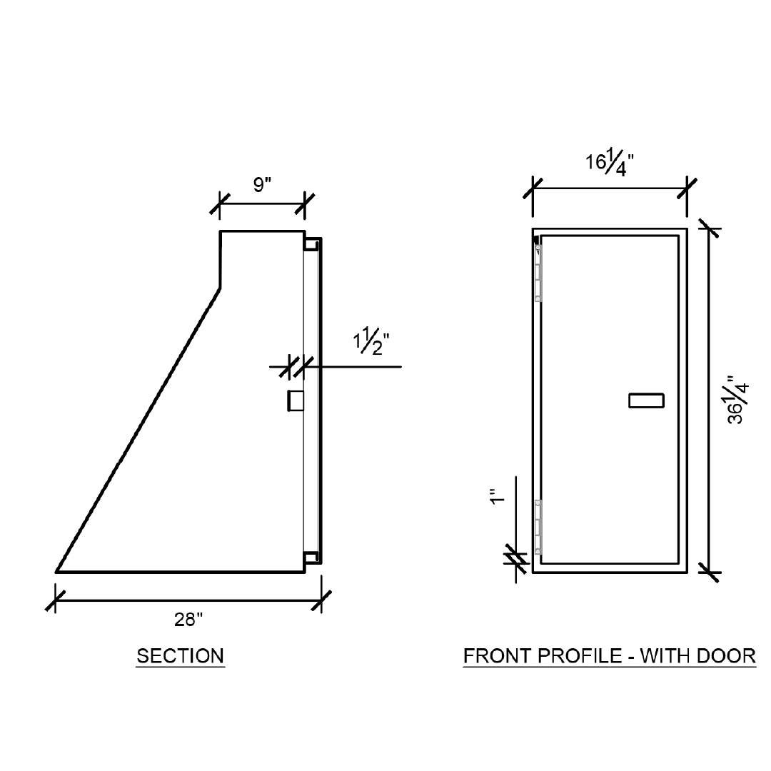 Skinny Storage Box