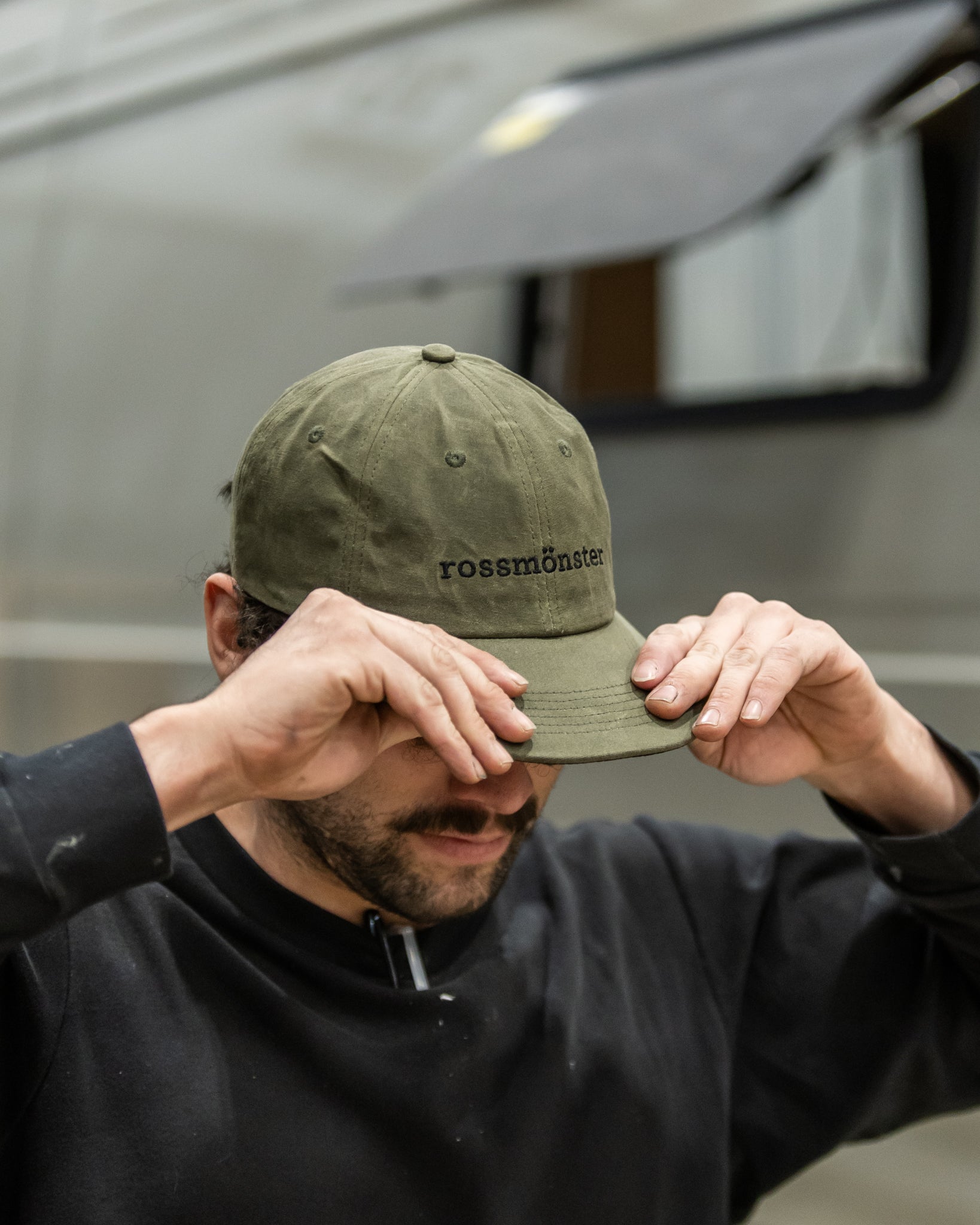 Rossmonster Waxed Cavas Dad Hat