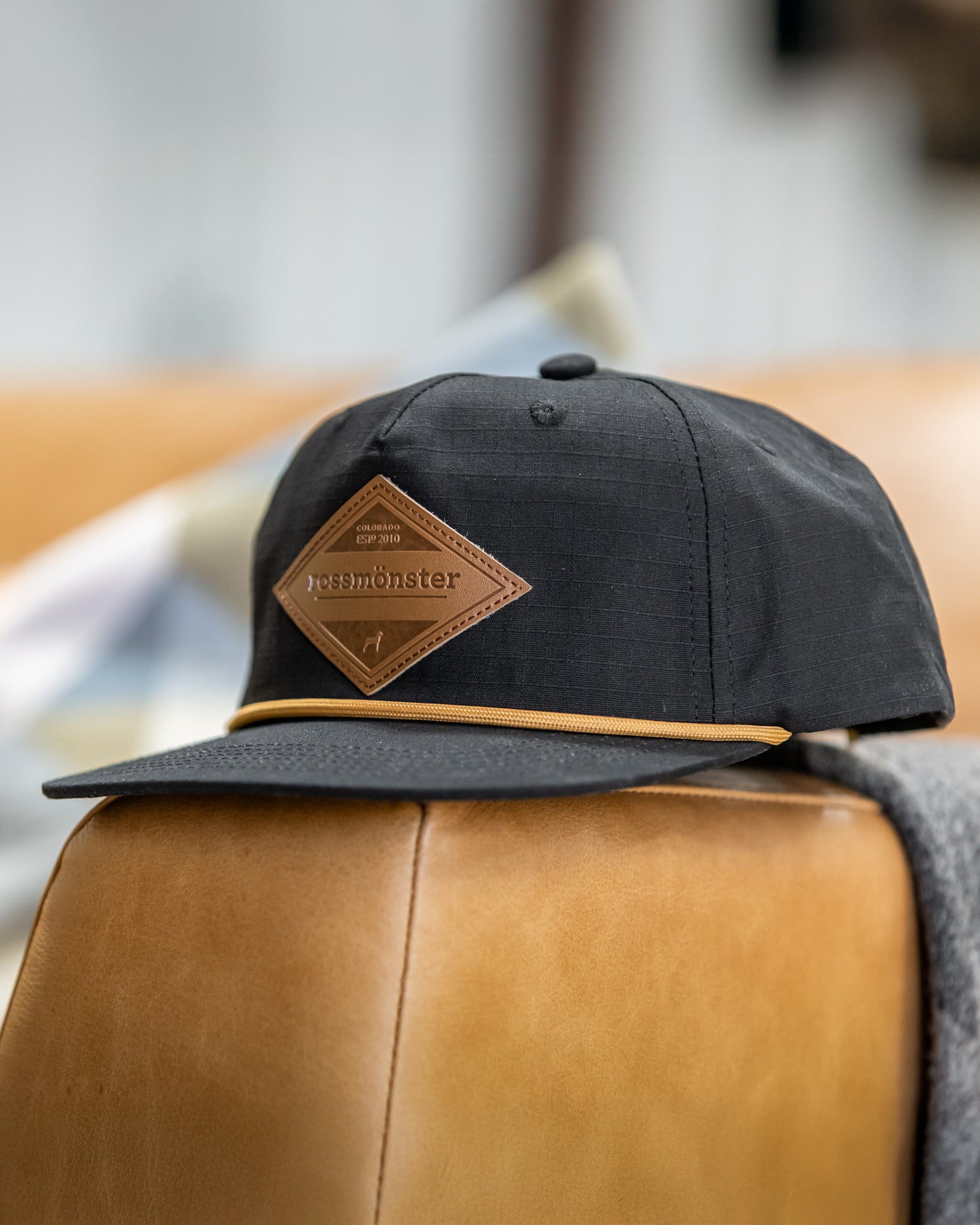 Rossmonster OG Leather Patch hat