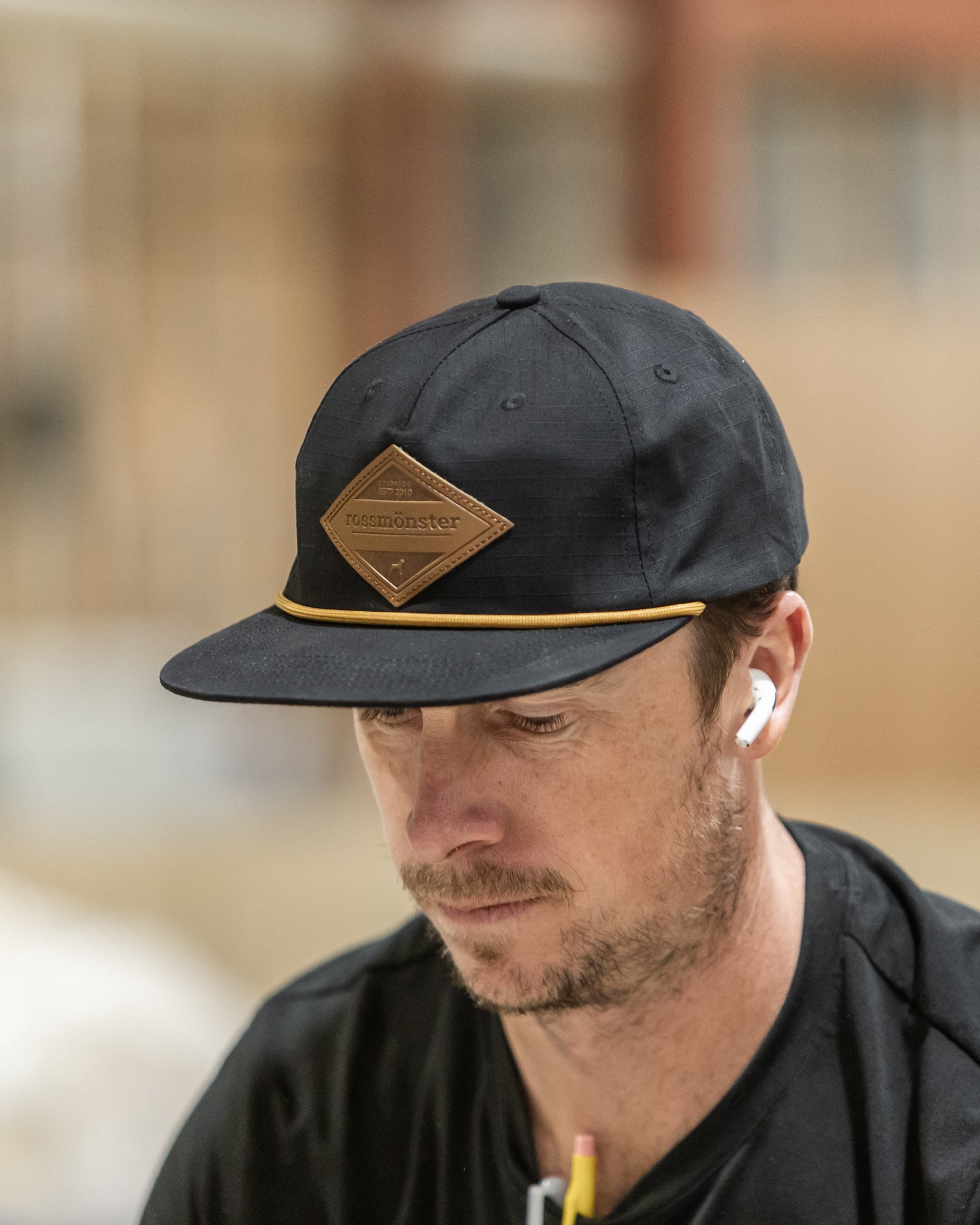 Rossmonster OG Leather Patch hat