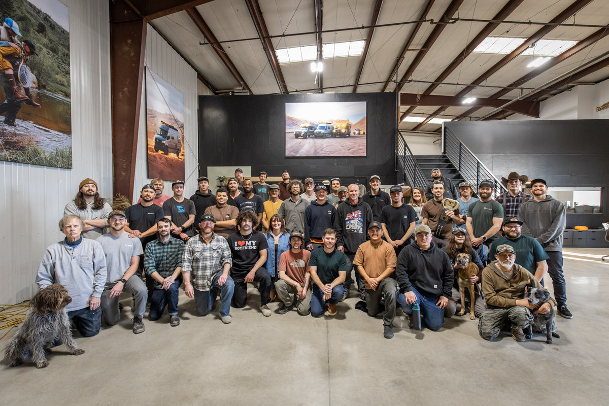 The Rossmönster team at the Colorado shop
