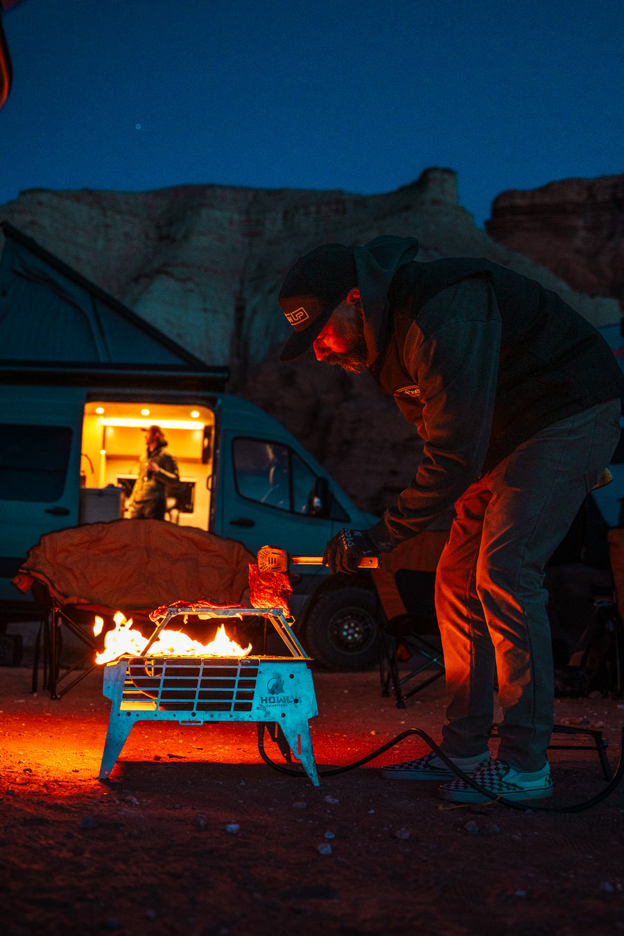 The longest counter in a camper van we know of.