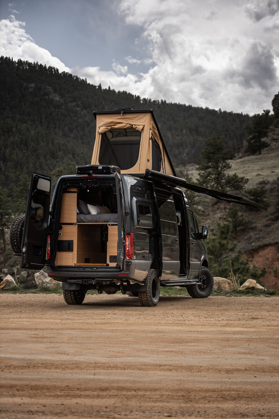 Room for two more, up top.