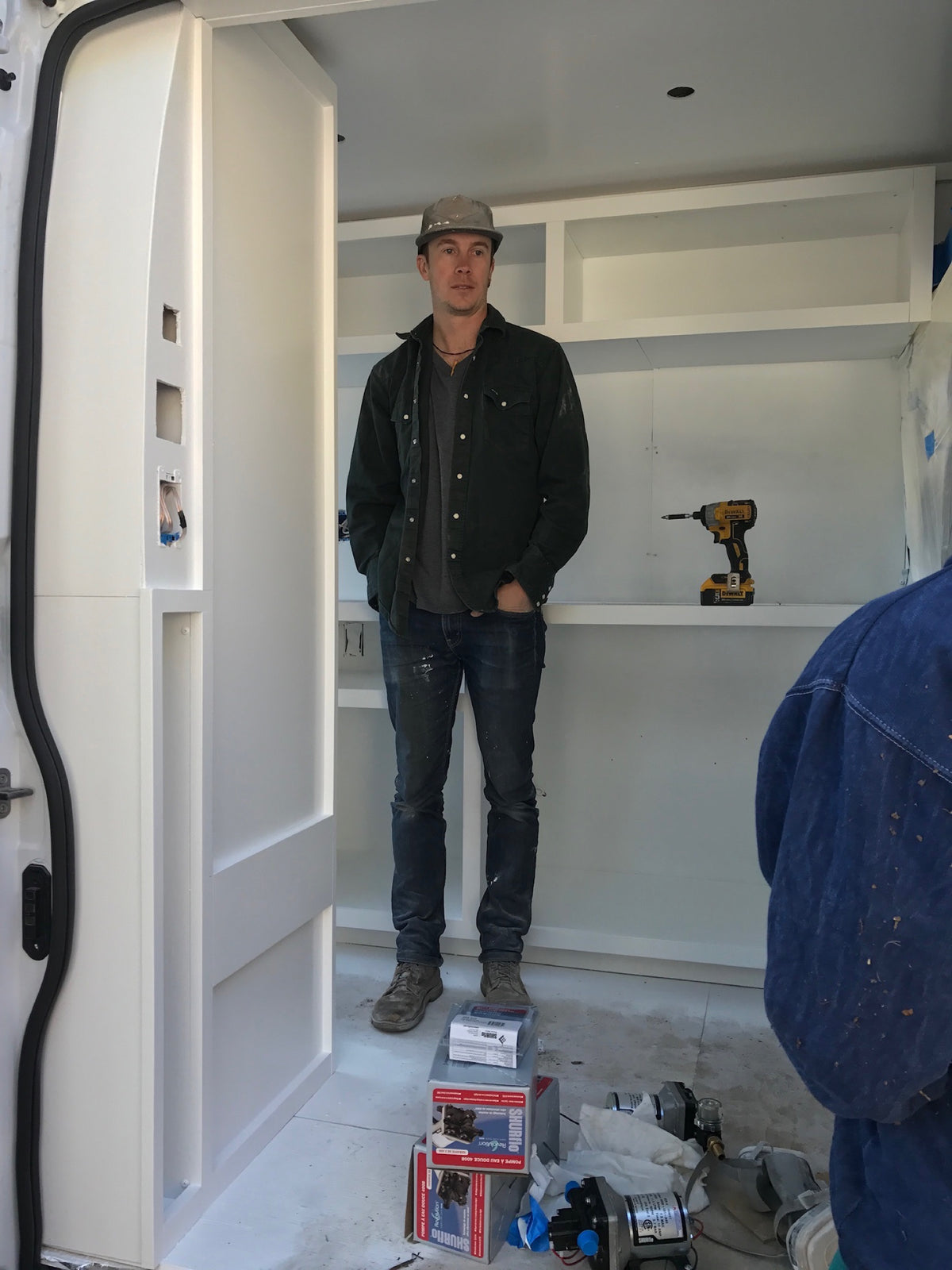 Cabinetry going into the van